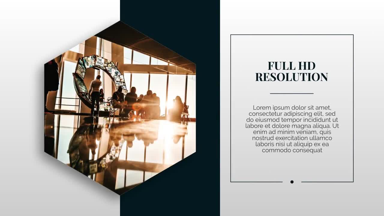 最小的商业公司演示文稿素材库精选AE模板