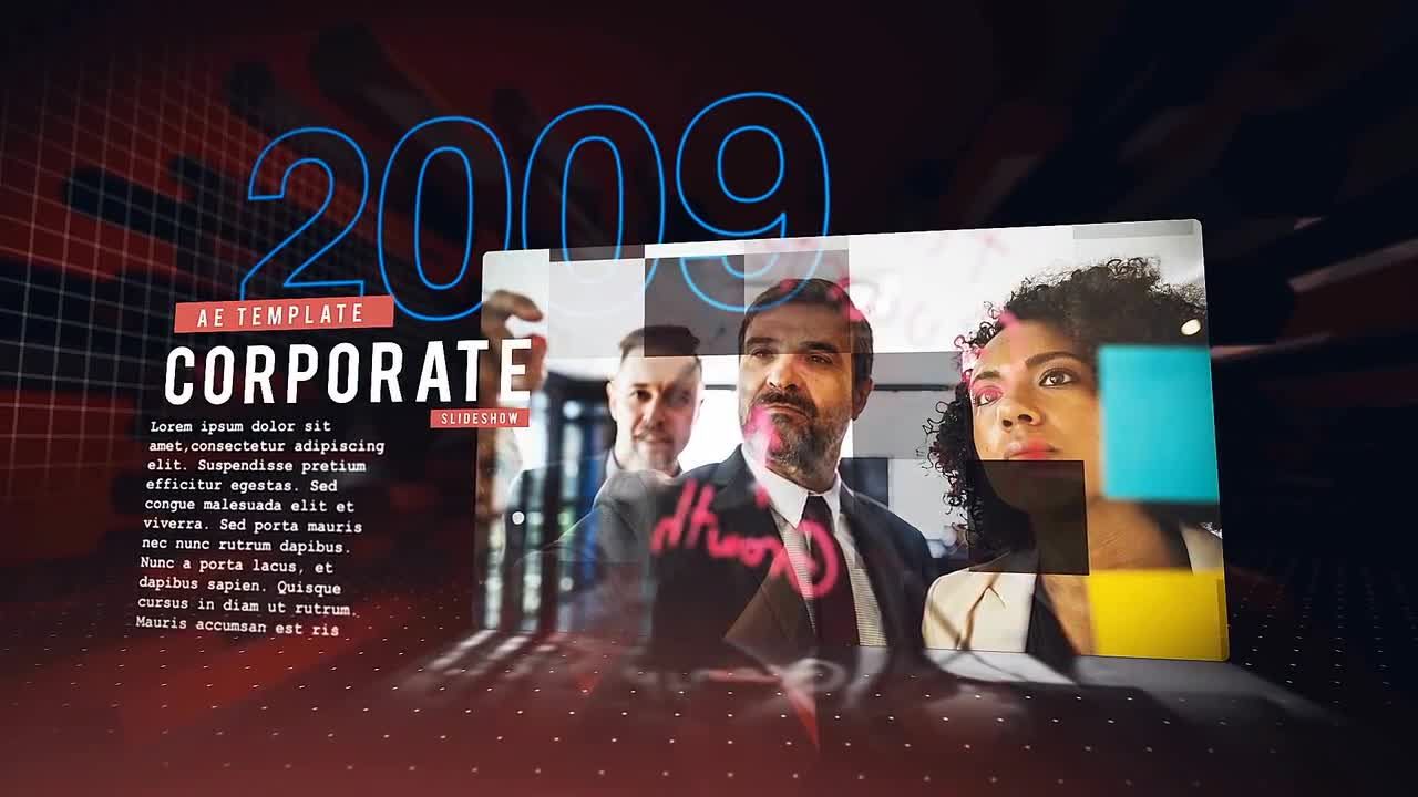 独特的现代文本动画过渡效果企业幻灯片素材库精选AE模板