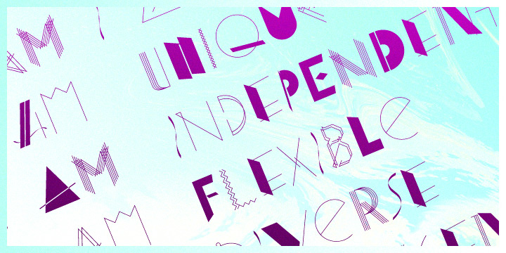 MeM Font Family素材之家精选英文字体