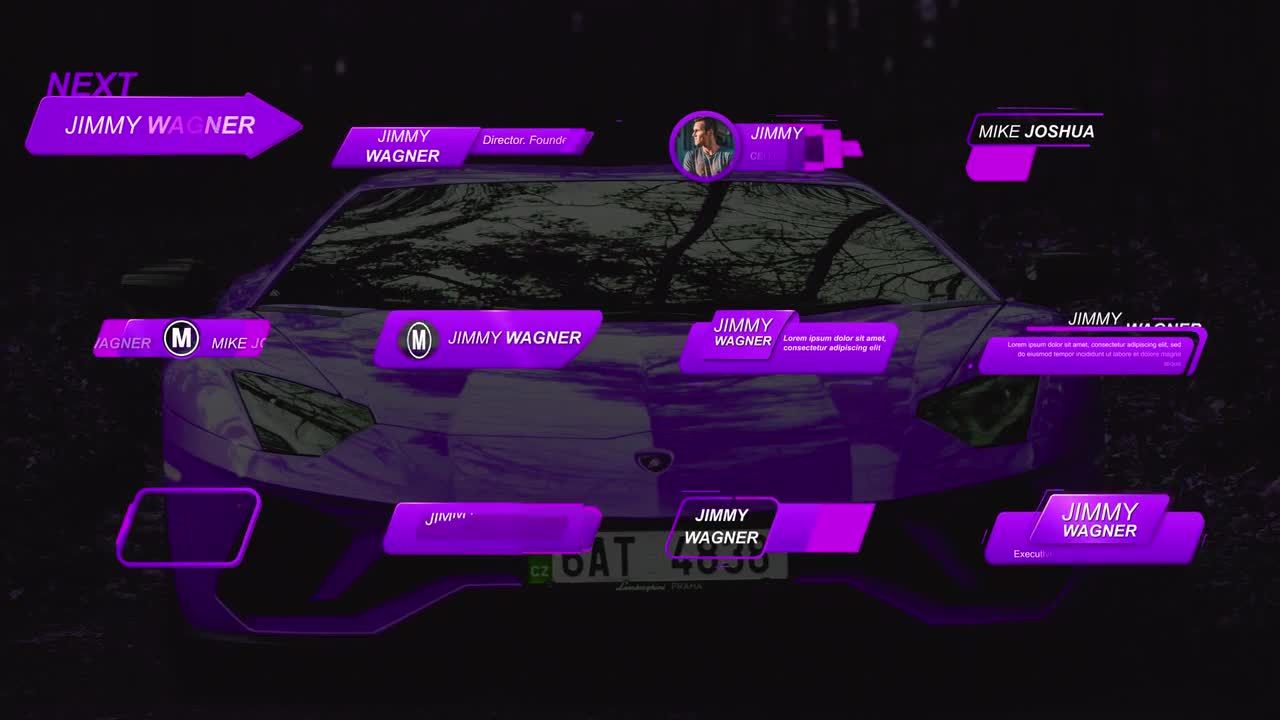 12个设计下三分之一电影标题素材库精选AE模板