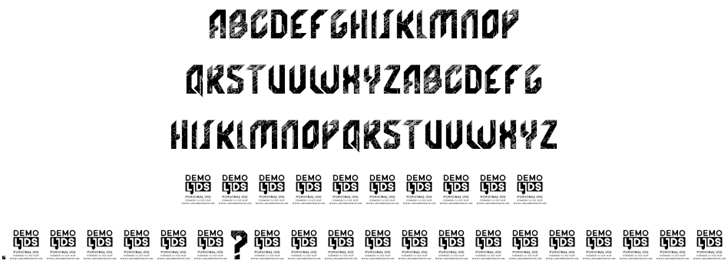 Black Nemesis Personal Use font插图3 Black Nemesis Personal Use font插图3