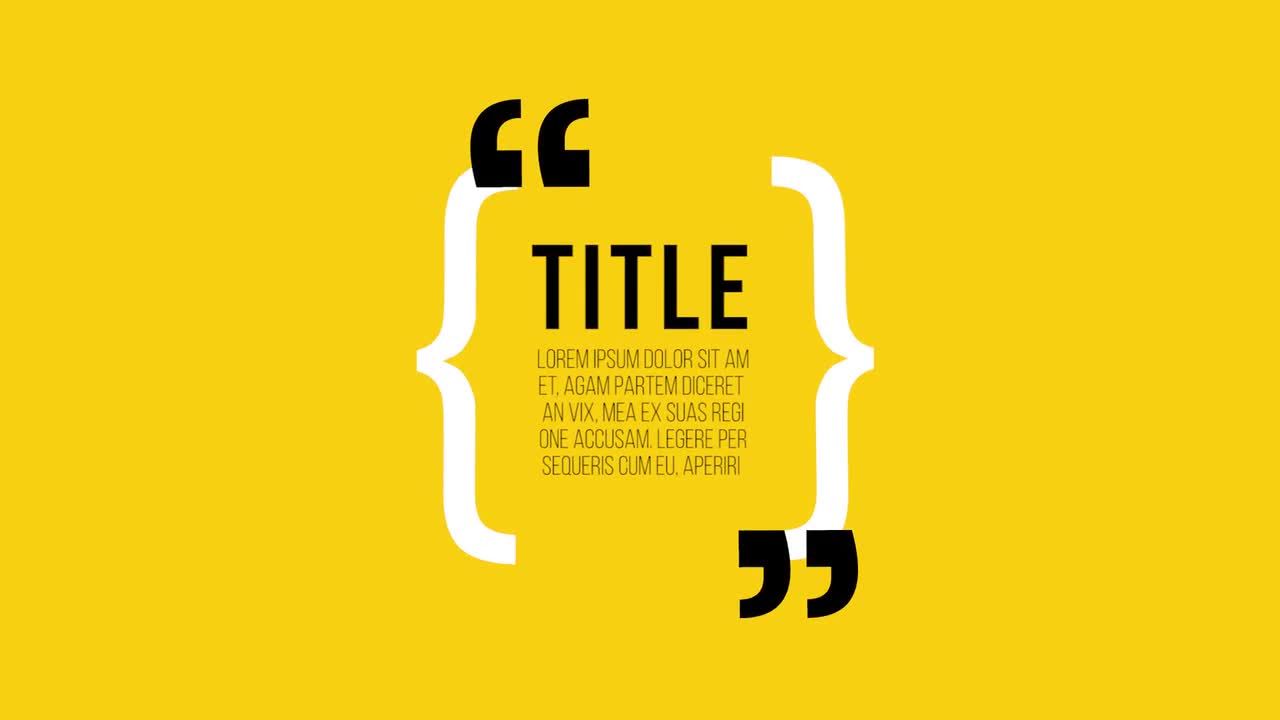 井井有条的报价引用标题素材库推荐PR模板