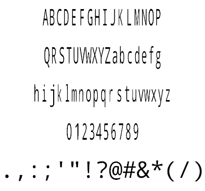 Thin Text font插图1