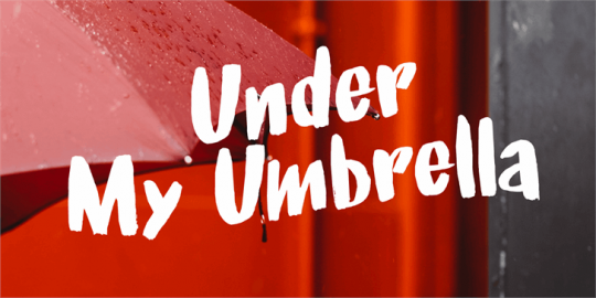 Under My Umbrella DEMO font素材之家精选英文字体