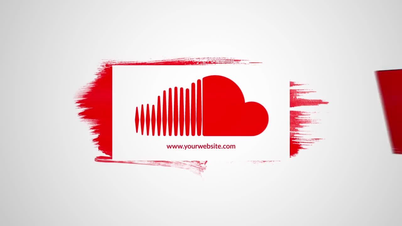 色彩斑的模板笔刷徽标素材库精选AE模板