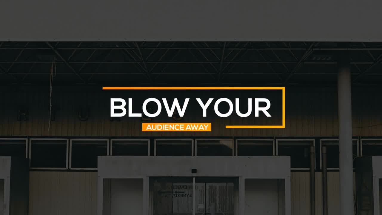 12个新现代广告全屏标题素材库精选AE模板