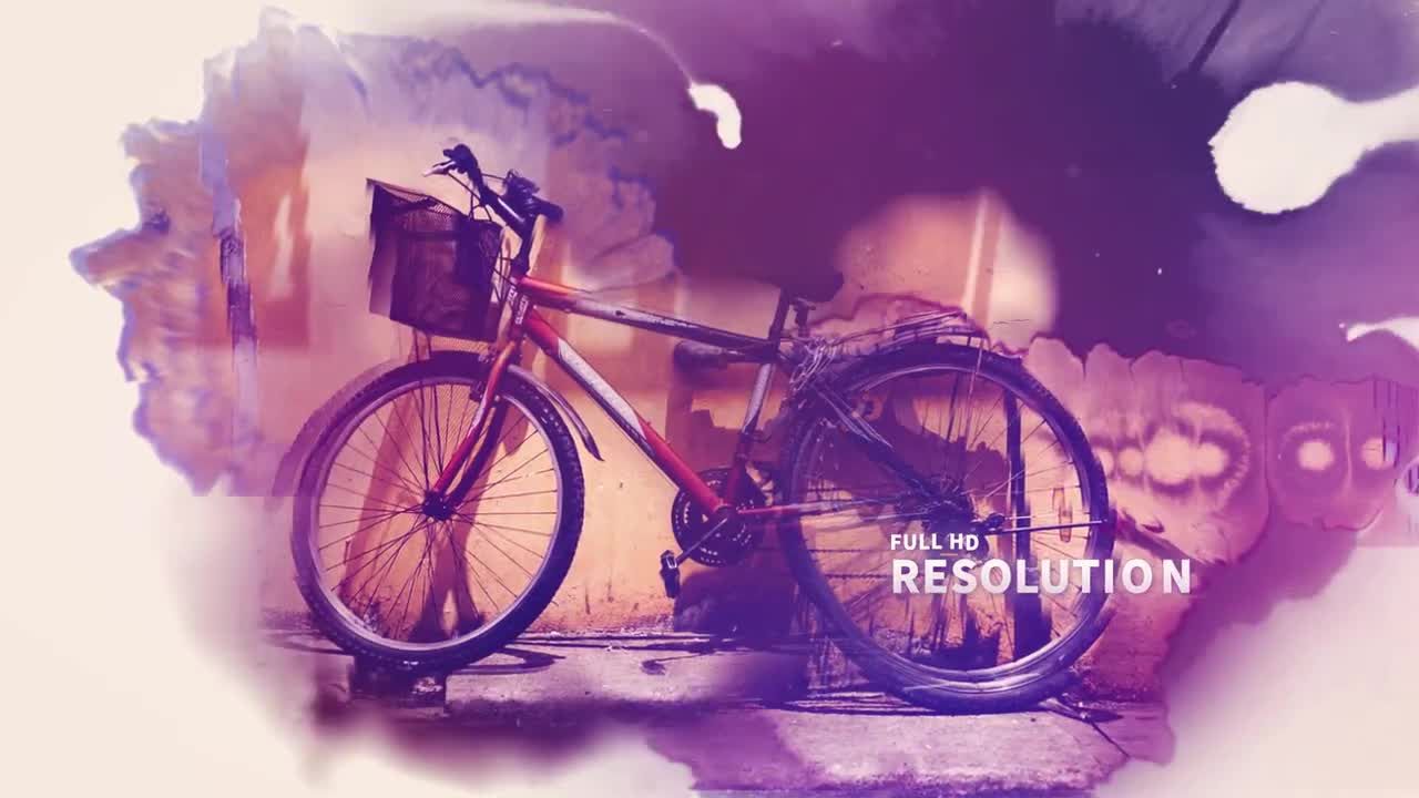 水墨遮罩效果电影开场素材库精选AE模板