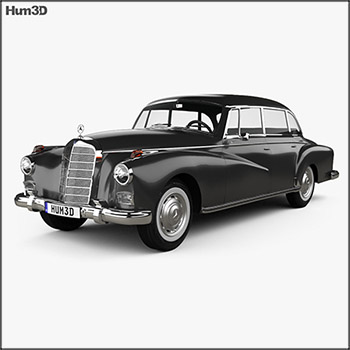 梅赛德斯·奔驰 300d（W189）1957 素材之家精选3D模型