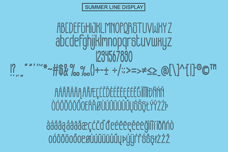 Holiday Summer Beach Font插图2