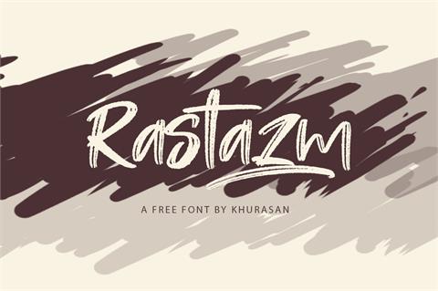 Rastazm font素材之家精选英文字体