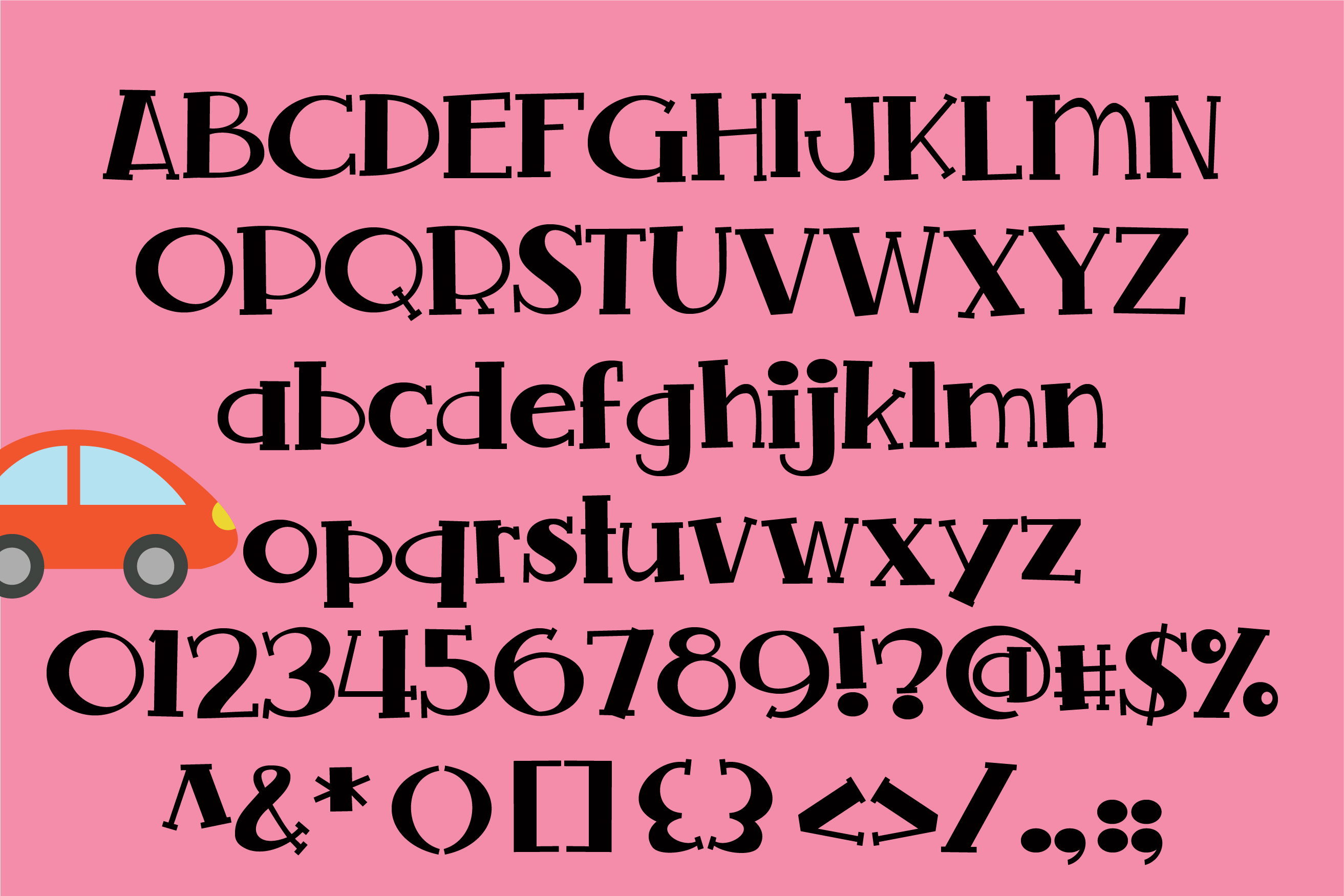 PN Buckle Up Regular Font插图3