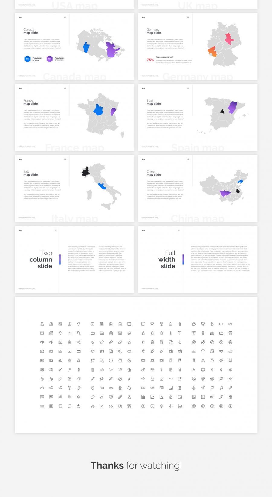 色彩有亲和力的极简主义PPT模版套装Pro [PPTX,Key]插图(6)