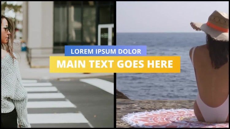 动态动画介绍Premiere Pro模板素材