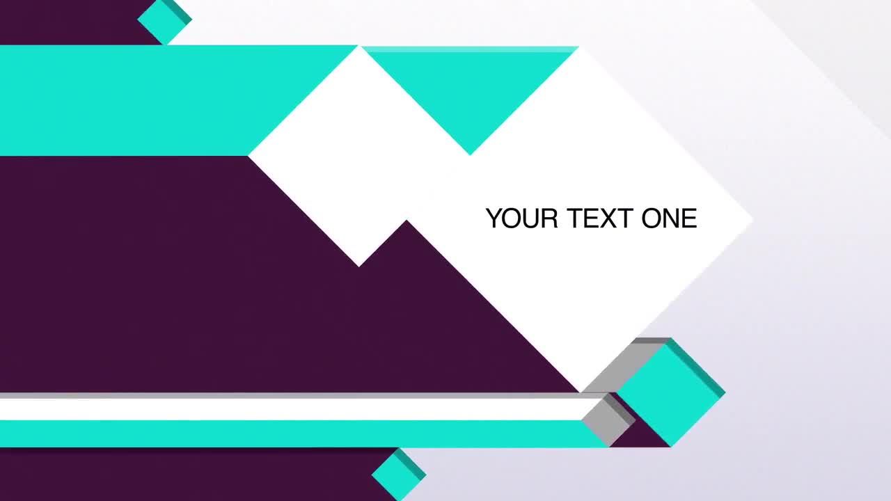 挤出文本徽标展示素材库精选AE模板