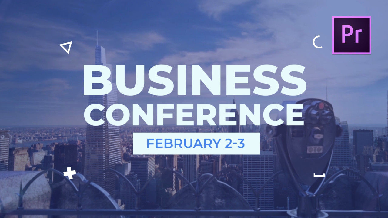 外观时尚的活动宣传促销动画PR模板