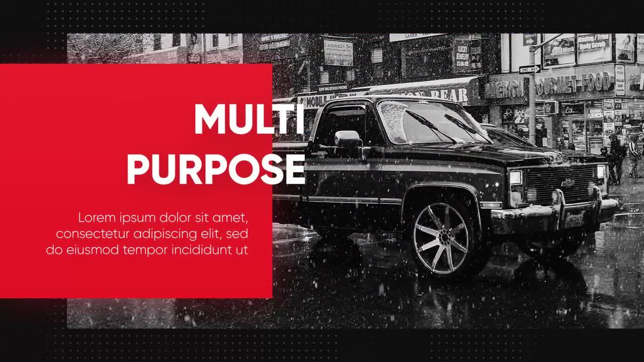 流畅整洁的企业演示素材库精选AE模板