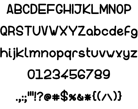 InFormal Style font插图1 InFormal Style font插图1