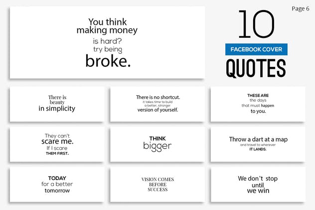 200款Facebook封面引语设计模板素材库精选 200 Facebook Cover Quotes插图(6)