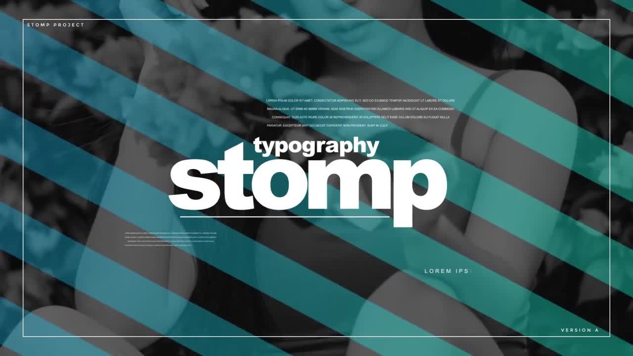 时尚新潮的过渡效果广告视频特效素材库精选AE模板