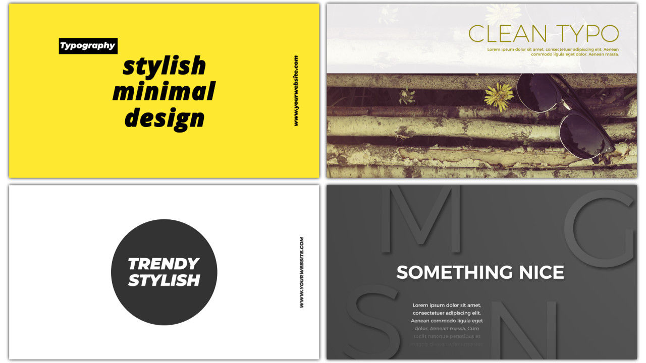 时尚酷炫的社交媒体排版素材库精选pr模板