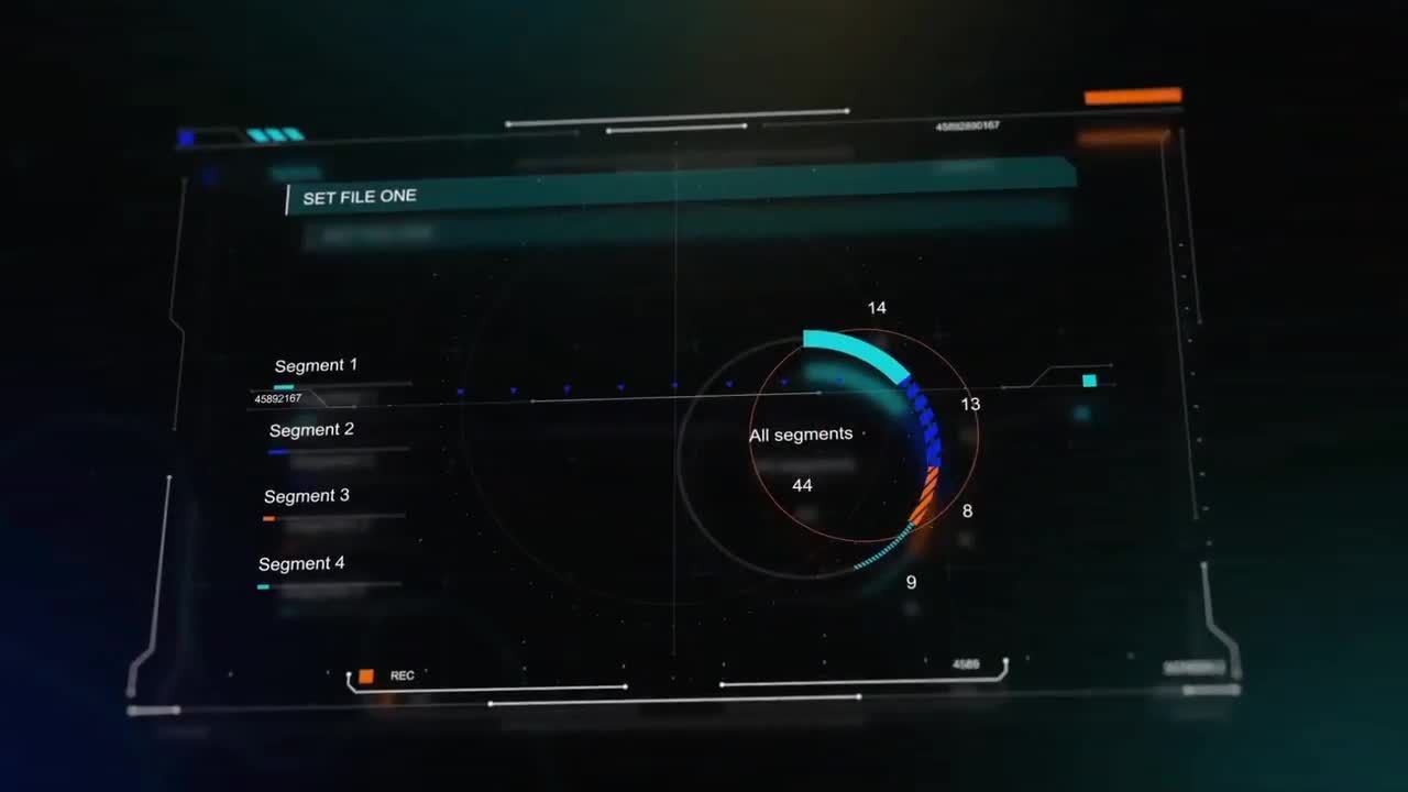 图表HUD通用的素材库精选AE模板