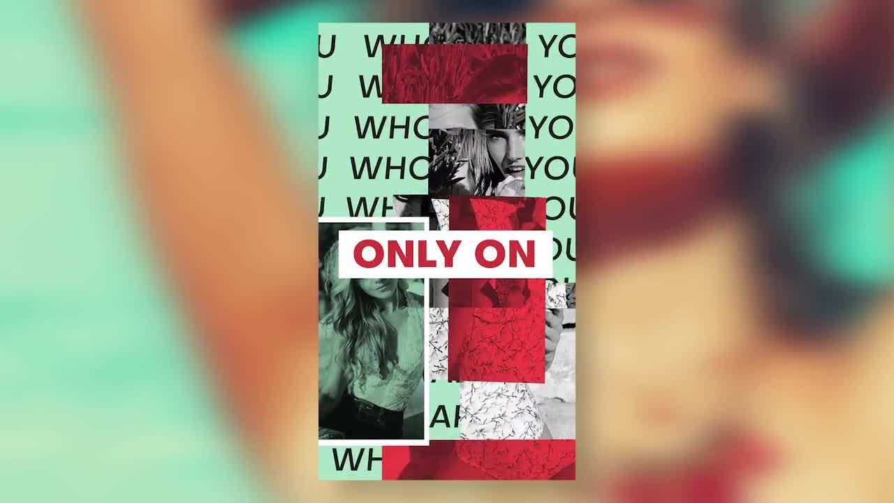 抽象Instagram故事动画素材库精选PR模板