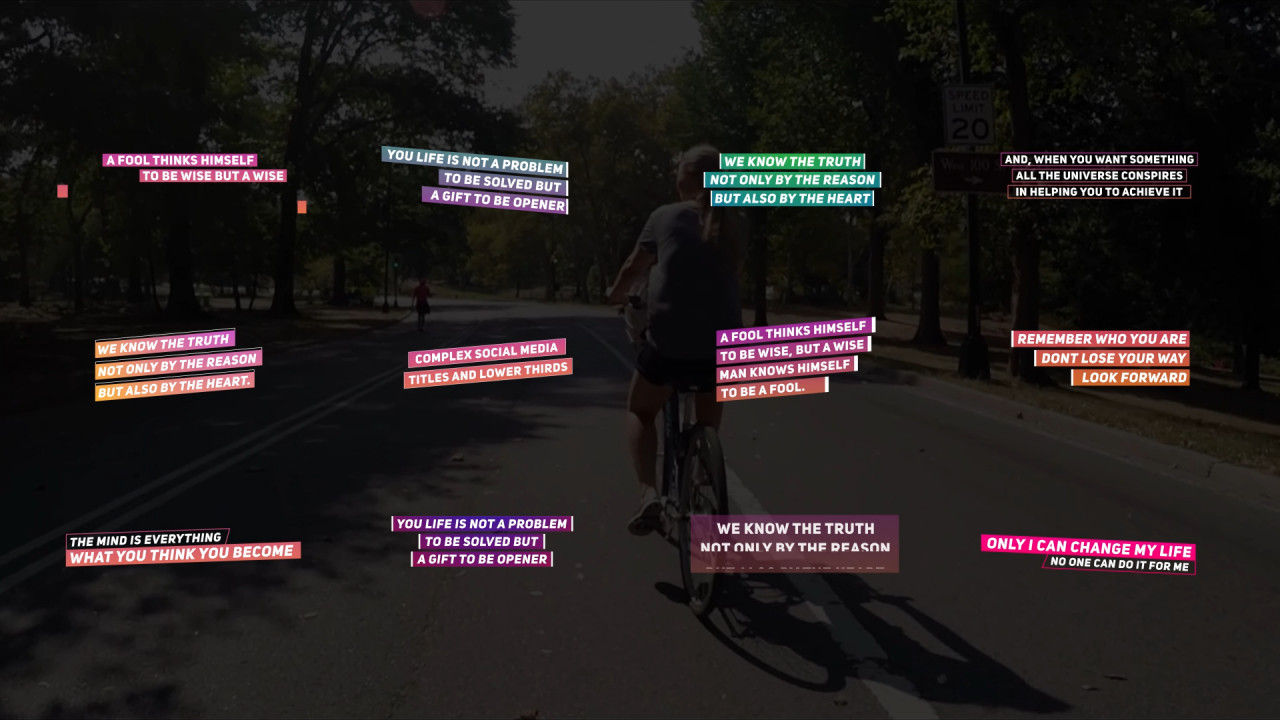 12组网络社交媒体文字标题动画素材库精选AE模板特效