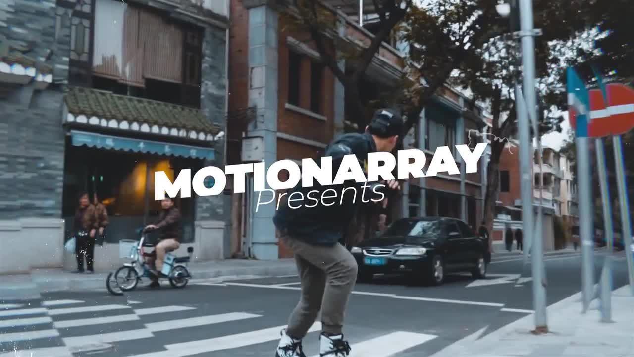 充满活力的旅行幻灯片照片展示素材库精选AE模板