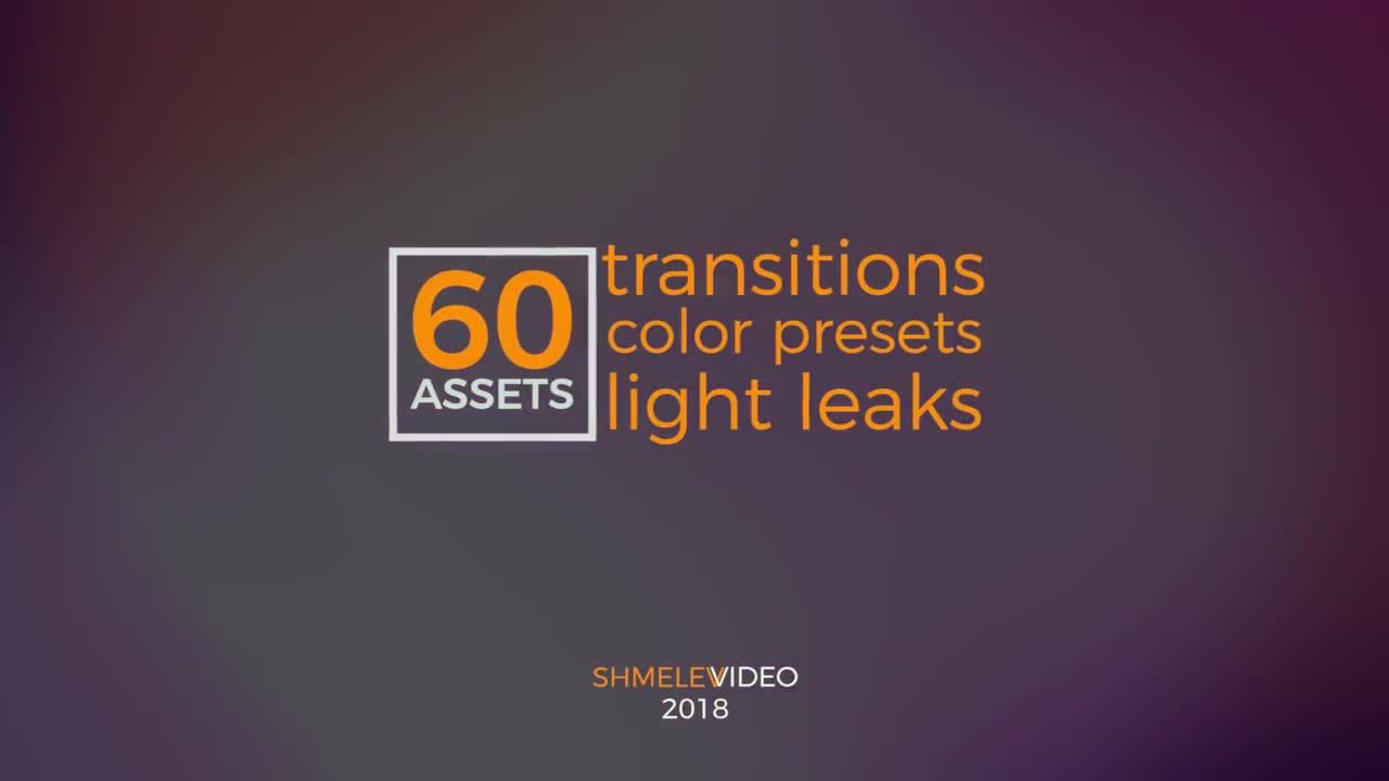 微光泄漏效果效果的Pr工具包