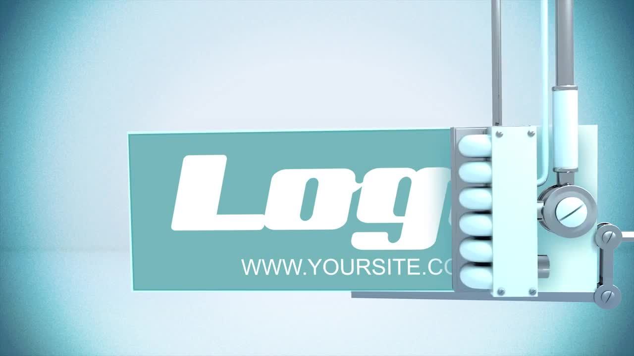 超现代专业创意动态动画机械臂展示徽标素材库精选AE模板