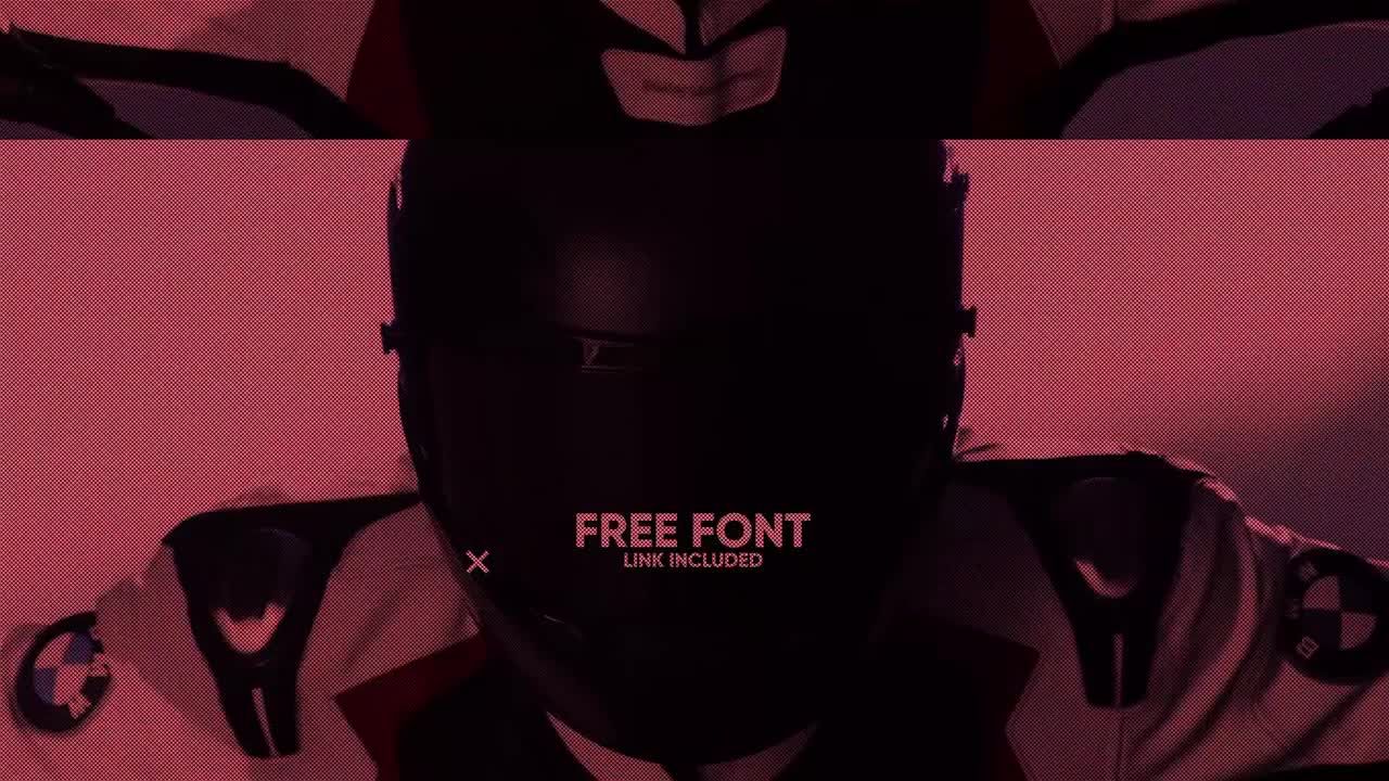 具有毛刺和扭曲效果的创造性动画揭幕战素材库精选AE模板