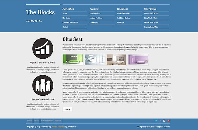 经典实用简约风Joomla主题模板素材库精选 Hot Blocks插图(3)