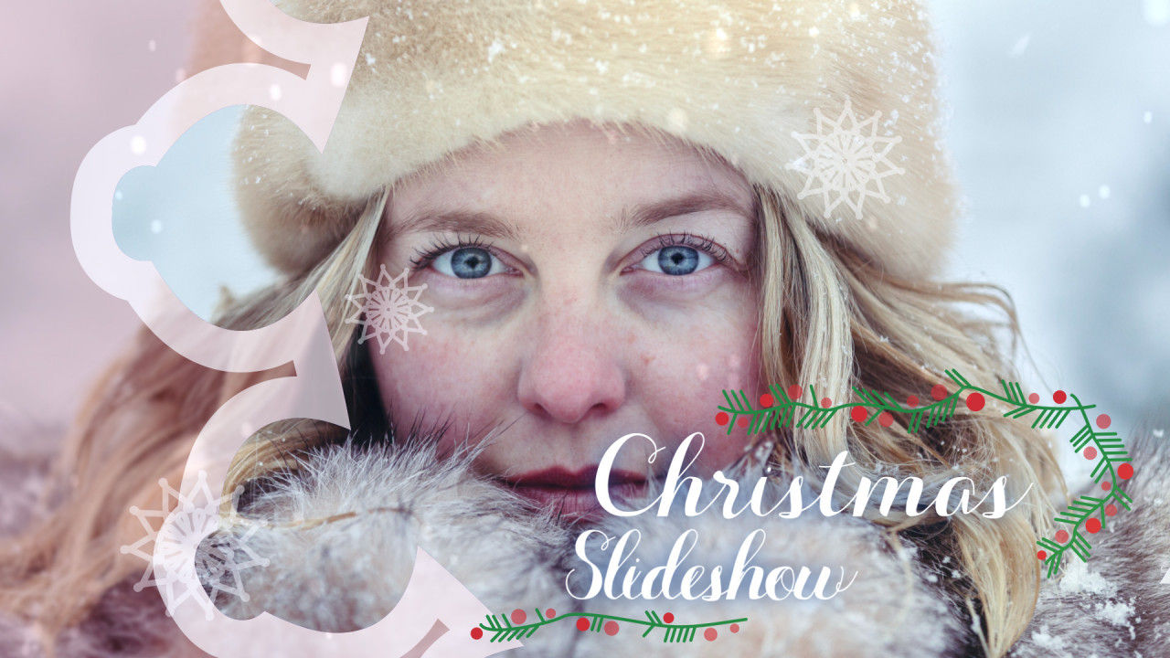 神奇外观的圣诞节幻灯片素材库精选AE模板