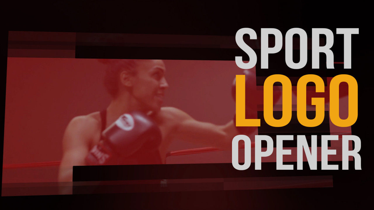 精彩体育运动开场片头PR模板