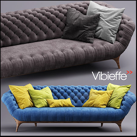 Vibieffe布艺沙发素材之家精选3D模型