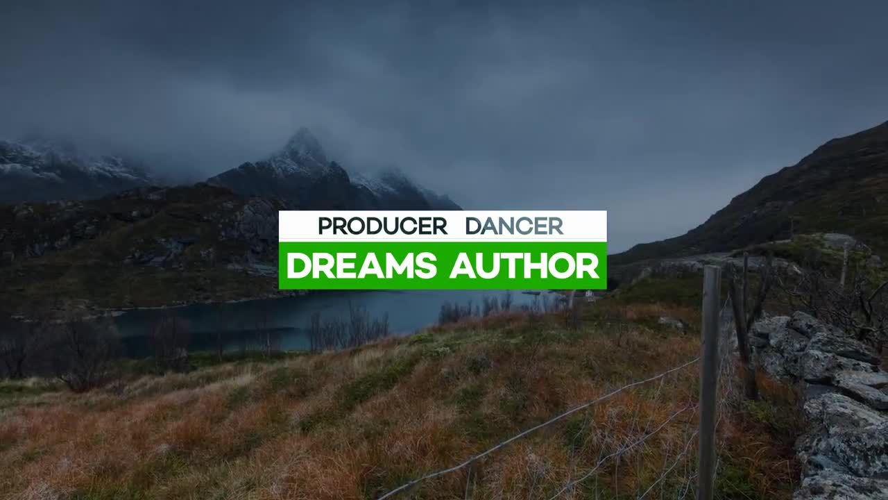 现代而干净的下三分之一电影全屏标题素材库精选AE模板