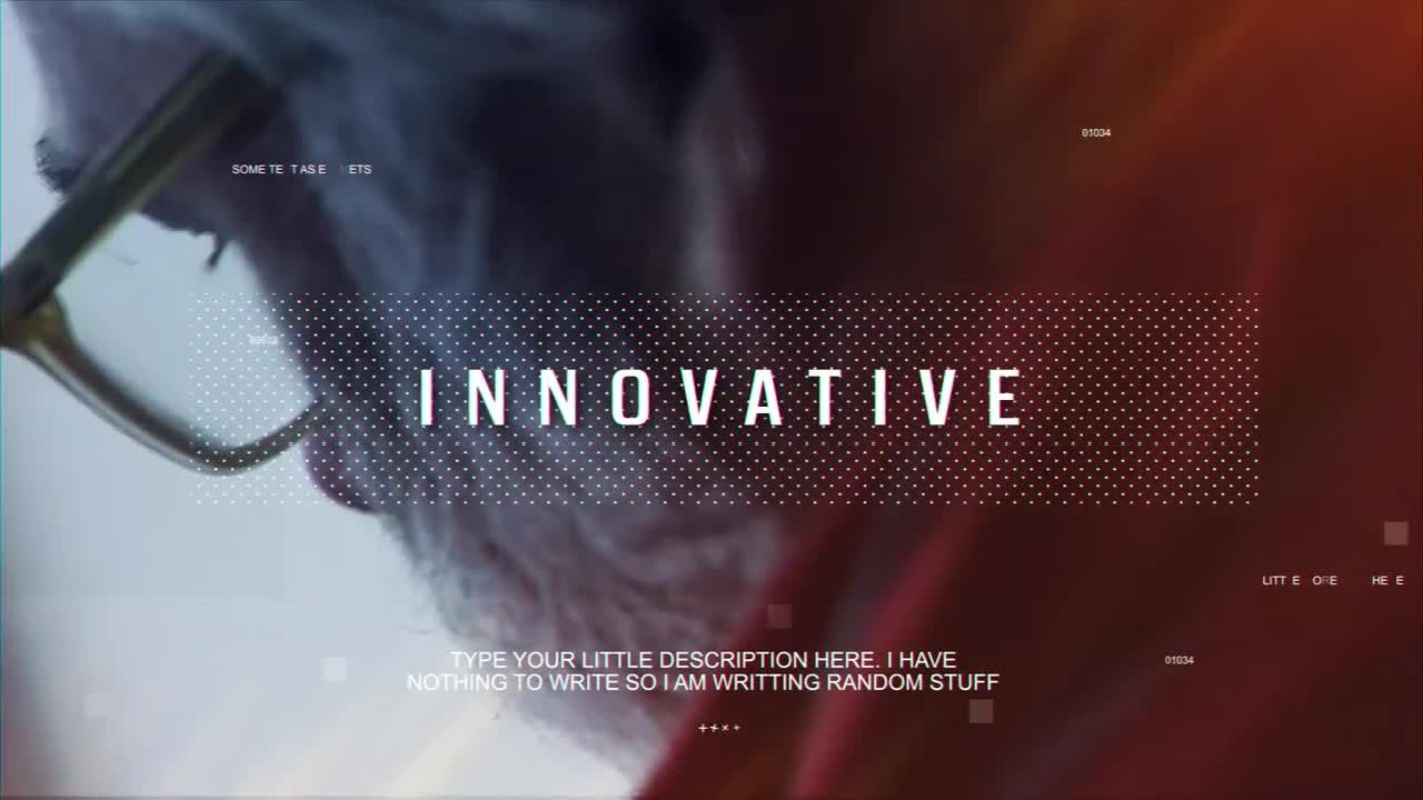 励志企业演示开场白素材库精选AE模板