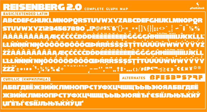 Reisenberg 2.0 font插图1 Reisenberg 2.0 font插图1