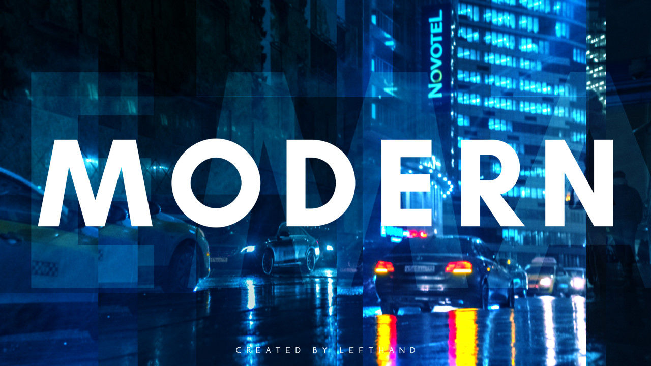 复古艺术气息幻灯片图文转场特效素材库精选AE模板