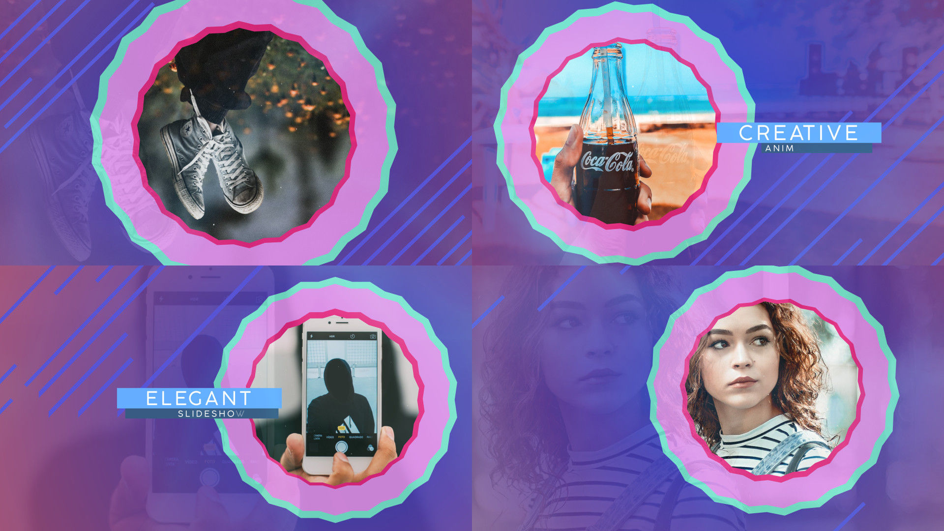 精美旅行幻灯片照片展示素材库精选AE模板