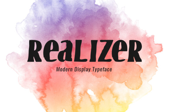 Realizer Font素材之家精选英文字体