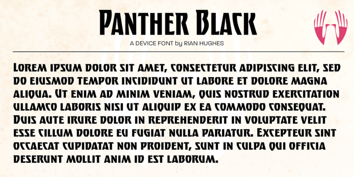 Panther Black Font Family插图2