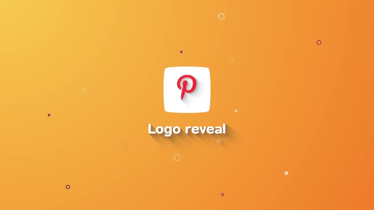 时尚彩色形状的标志展示素材库精选AE模板