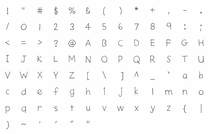 Plain Jane font插图 Plain Jane font插图