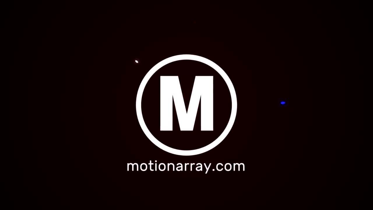 现代平面液体徽标展示素材库精选AE模板