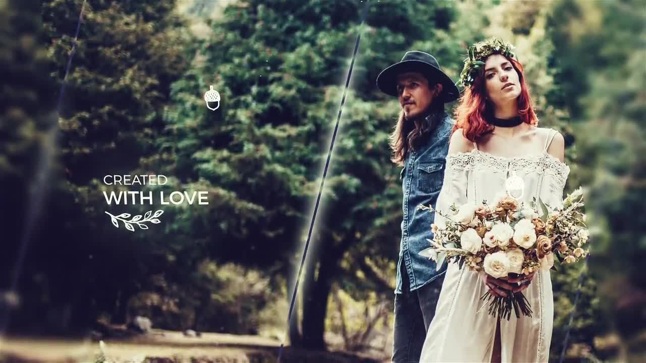 现代婚礼幻灯片视频展示素材库精选AE模板