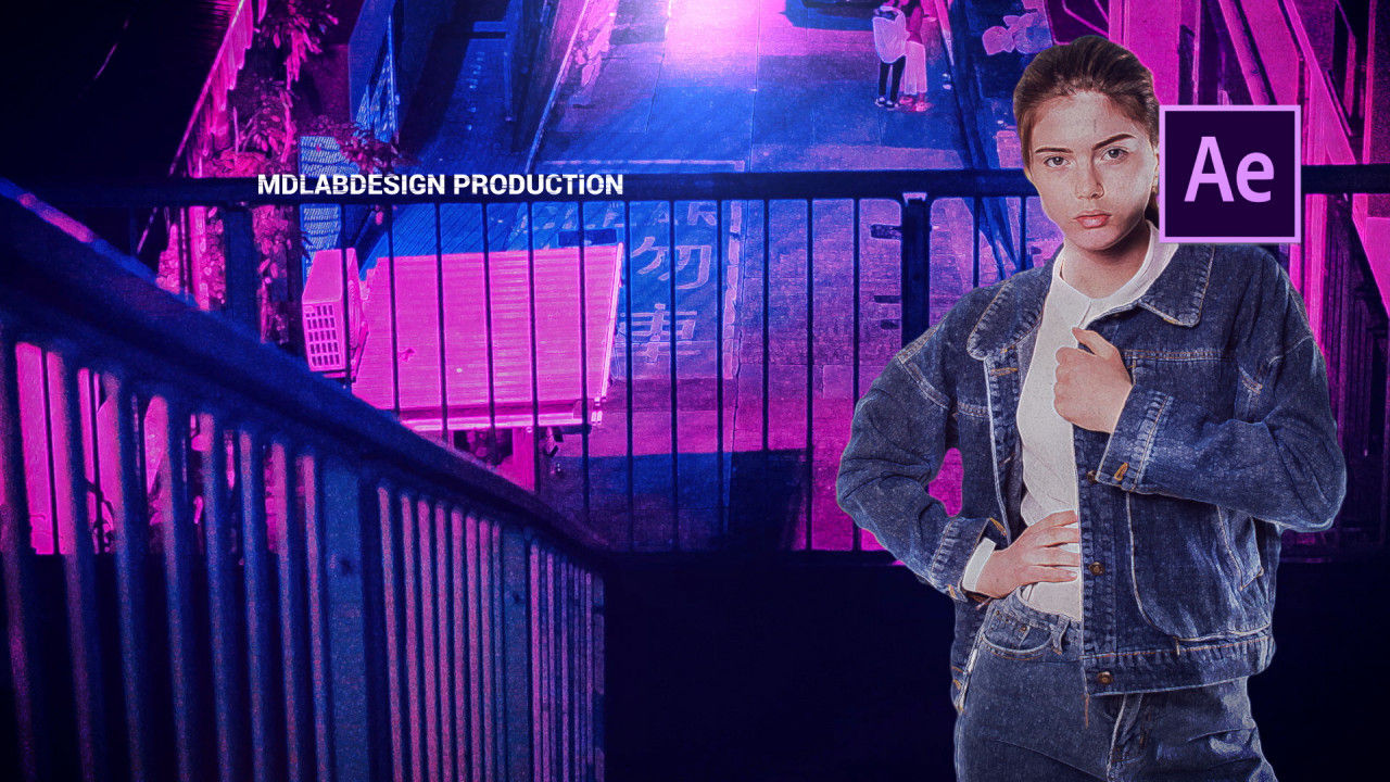 简单黑暗的图片展示商业活动片头素材库精选AE模板