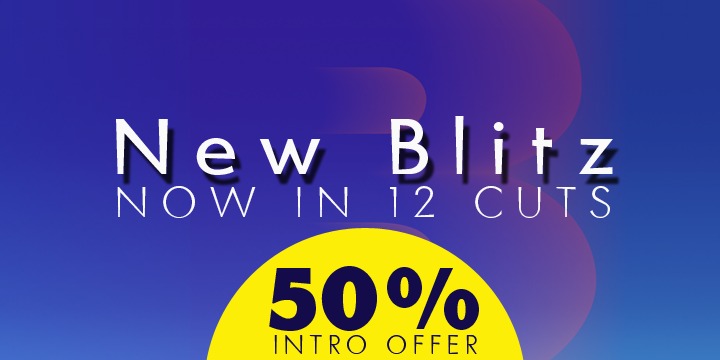 Blitz Font Family素材之家精选英文字体