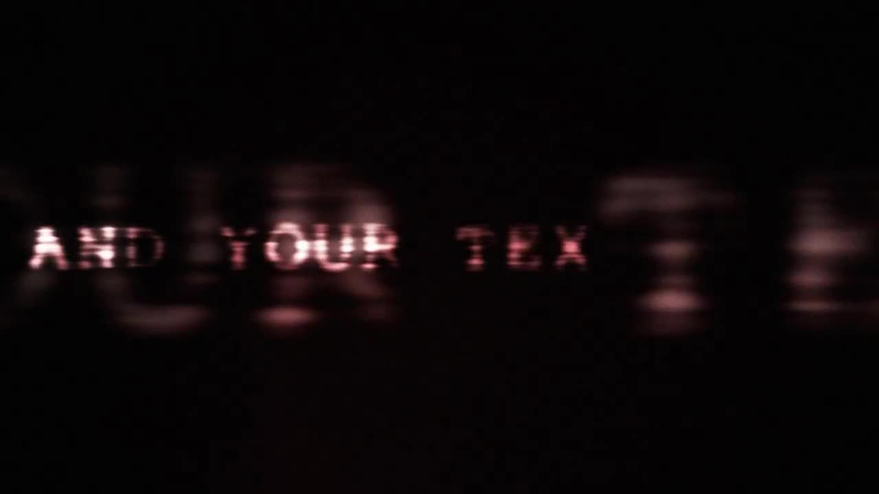 恐怖效果AE视频素材