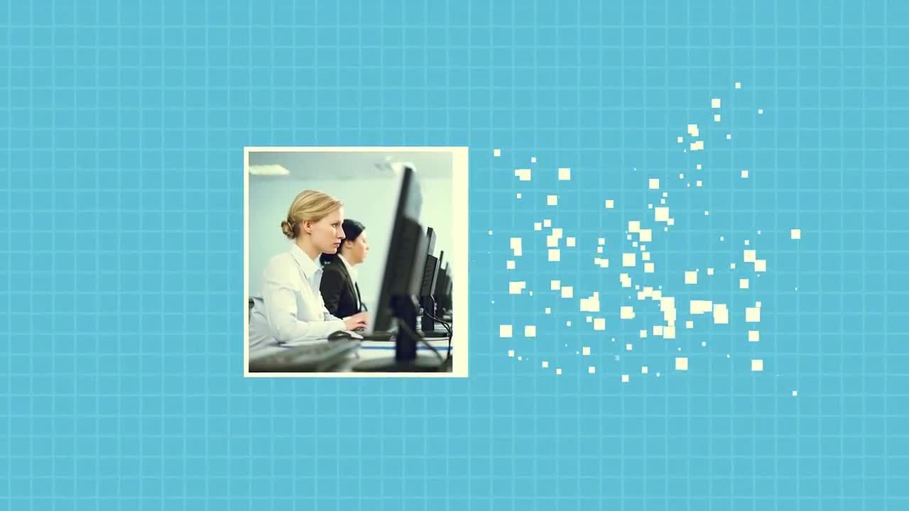 现代的logo图文动画展示素材库精选AE模板Swarm